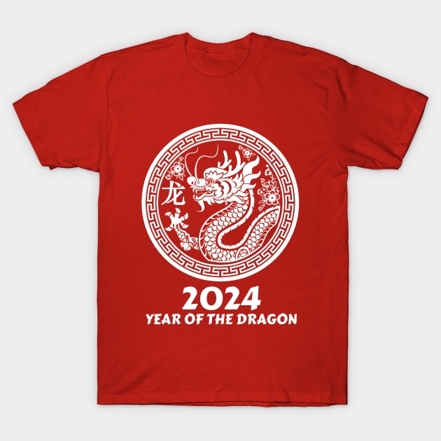 Chinese Year of the dragon 2024 T-Shirt by Danemilin